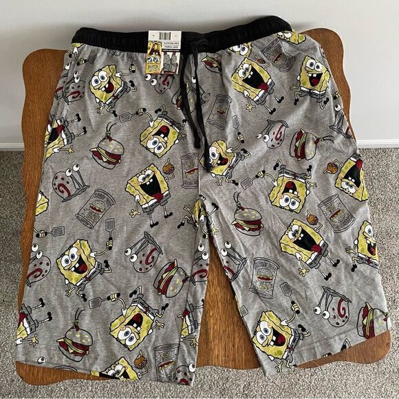 NWT Men’s Sleep Short, Size XXL, SpongeBob SquarePants - Picture 1 of 5